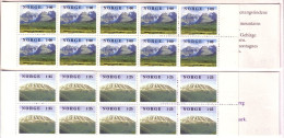 NORWEGEN MH Mit MI-NR. 771-772 POSTFRISCH(MINT) LANDSCHAFTEN 1978 - Postzegelboekjes