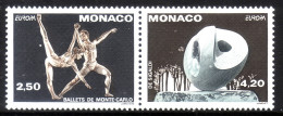 MONACO MI-NR. 2120-2121 C POSTFRISCH ZD EUROPA 1993 ZEITGENÖSSISCHE KUNST - 1993