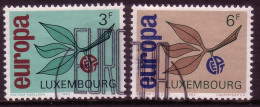 LUXEMBOURG MI-NR. 715-716 O EUROPA 1965 - ZWEIG - 1965