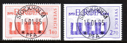 SCHWEDEN MI-NR. 1270-1271 GESTEMPELT(USED) EUROPA 1984 BRÜCKE - 1984