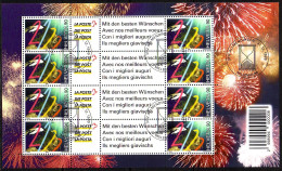 SCHWEIZ MI-NR. 1706 GESTEMPELT(USED) KLEINBOGEN JAHRTAUSENDWENDE FEUERWERK 1999 STEMPEL ALLMENDINGEN - Blocs & Feuillets