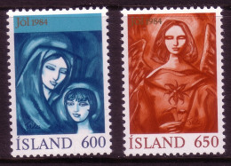 ISLAND MI-NR. 624-625 POSTFRISCH(MINT) WEIHNACHTEN 1984 - Noël