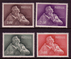 PORTUGAL MI-NR. 856-859 POSTFRISCH MIT FALZ ALMEIDA GARRETT DICHTER SKULPTUR - Nuevos