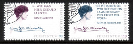 LIECHTENSTEIN MI-NR. 1124-1125 GESTEMPELT(USED) EUROPA 1996 BERÜHMTE FRAUEN - 1996
