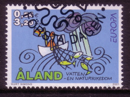 ALAND MI-NR. 191 GESTEMPELT(USED) EUROPA 2001 LEBENSSPENDER WASSER - 2001