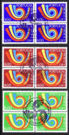 PORTUGAL MI-NR. 1199-1201 GESTEMPELT(USED) 4er BLOCK EUROPA 1973 POSTHORN - 1973