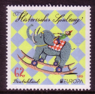 DEUTSCHLAND MI-NR. 3152 POSTFRISCH(MINT) EUROPA 2015 HISTORISCHES SPIELZEUG AFFE AUF SCHAUKELELEFANT - 2015