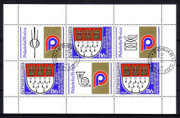 BULGARIEN MI-NR. 3935 GESTEMPELT(USED) KLEINBOGEN PHILATELIA`91 KÖLN WAPPEN - Blocs-feuillets