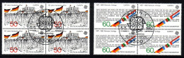 DEUTSCHLAND MI-NR. 1130-1131 GESTEMPELT(USED) 4er BLOCK EUROPA 1982 - HISTORISCHE EREIGNISSE - 1982