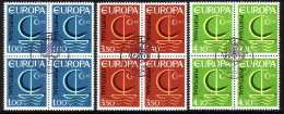 PORTUGAL MI-NR. 1012-1014 GESTEMPELT(USED) 4er BLOCK EUROPA 1966 SEGEL - 1966