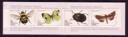 AZOREN MH 4 POSTFRISCH(MINT) INSEKTEN KÄFER SCHMETTERLINGE 1984 - Azores