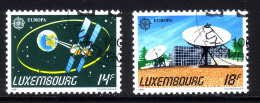 LUXEMBOURG MI-NR. 1271-1272 O EUROPA 1991 - EUROPÄISCHE WELTRAUMFAHRT - 1991