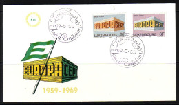 LUXEMBOURG MI-NR. 788-789 FDC EUROPA CEPT 1969 - FDC