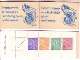 FINNLAND MH 8 POSTFRISCH(MINT) WAPPENLÖWE 1974 - Libretti