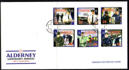 ALDERNEY MI-NR. 218-223 FDC SOZIALE DIENSTE AUF ALDERNEY (III) 2003 - Alderney