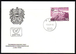 ÖSTERREICH MI-NR. 1573 FDC EUROPA 1978 BAUDENKMÄLER - 1978