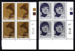 DÄNEMARK MI-NR. 1124-1125 POSTFRISCH(MINT) 4er BLOCK EUROPA 1996 BERÜHMTE FRAUEN ASTA NIELSEN - Nuevos