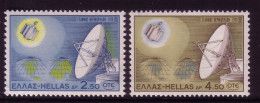 GRIECHENLAND MI-NR. 1043-1044 POSTFRISCH(MINT) FERNMELDEVERKEHR DURCH SATELLIITEN - Ongebruikt