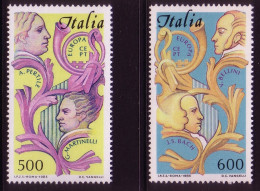 ITALIEN MI-NR. 1932-1933 POSTFRISCH EUROPA 1985 JAHR DER MUSIK - 1985