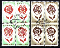 GRIECHENLAND MI-NR. 858-859 GESTEMPELT(USED) 4er BLOCK EUROPA 1964 - 1964