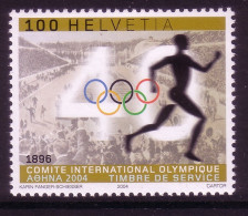 SCHWEIZ INTERNATIONALES OLYMPISCHES KOMITEE (IOC) MI-NR. 3 POSTFRISCH(MINT) OLYMPIADE 2004 ATHEN MARATHONLAUF - Verano 2004: Atenas