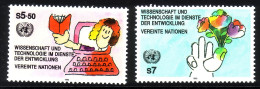 UNO WIEN MI-NR. 135-136 POSTFRISCH(MINT) WISSENSCHAFT Und TECHNOLOGIE 1992 - Nuovi