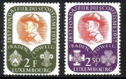 LUXEMBURG MI-NR. 567-568 POSTFRISCH(MINT) 50 JAHRE PFADFINDERBEWEGUNG - Ungebraucht