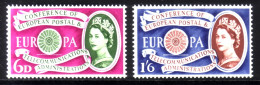 GROSSBRITANNIEN MI-NR. 341-342 POSTFRISCH(MINT) EUROPA 1960 - WAGENRAD KNIGIN ELIZABETH II - 1960