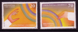 SCHWEIZ WELTPOSTVEREIN MI-NR. 17-18 POSTFRISCH(MINT) UPU 1999 - U.P.U.