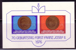 LIECHTENSTEIN BLOCK 10 POSTFRISCH(MINT) GEBURTSTAG VON FÜRST FRANZ JOSEF II. - Blocs & Feuillets