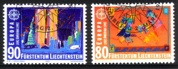 LIECHTENSTEIN MI-NR. 1033-1034 GESTEMPELT(USED) EUROPA 1992 ENTDECKUNG AMERIKAS COLUMBUS - 1992