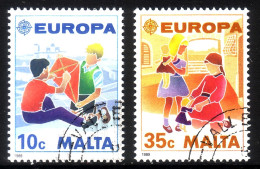 MALTA MI-NR. 816-817 GESTEMPELT(USED) EUROPA 1989 KINDERSPIELE - 1989