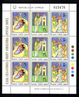 ZYPERN MI-NR. 780-782 POSTFRISCH(MINT) KLEINBOGEN WEIHNACHTEN 1991 IKONEN - Noël