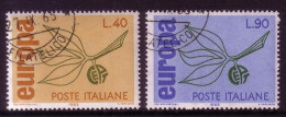 ITALIEN MI-NR. 1186-1187 GESTEMPELT(USED) EUROPA 1965 ZWEIG - 1965