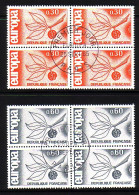 FRANKREICH MI-NR. 1521-1522 GESTEMPELT(USED) 4er BLOCK EUROPA 1965 - ZWEIG - 1965