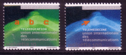 SCHWEIZ UIT MI-NR. 16-17 POSTFRISCH(MINT) TELELERNEN UND TELEMEDIZIN 1999 - Télécom