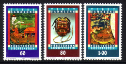 LIECHTENSTEIN MI-NR. 1061-1063 POSTFRISCH(MINT) TIBETSAMMLUNG 1993 - Unused Stamps
