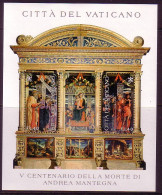 VATIKAN BLOCK 27 POSTFRISCH(MINT) 500. TODESTAG VON ANDREA MANTEGNA MALER - Blocs & Feuillets