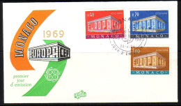 MONACO MI-NR. 929-931 FDC EUROPA CEPT 1969 - 1969