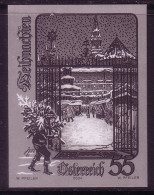 ÖSTERREICH SCHWARZDRUCK MI-NR. 2505 POSTFRISCH(MINT) WEIHNACHTEN 2004 - Noël