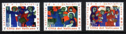 VATIKAN MI-NR. 1390-1392 A WEIHNACHTEN 2001 - Noël