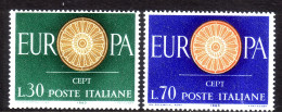 ITALIEN MI-NR. 1077-1078 POSTFRISCH(MINT) EUROPA 1960 - WAGENRAD - 1960