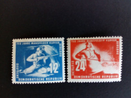 DDR MI-NR. 273-274 POSTFRISCH(MINT) 750 JAHRE MANSFELDER KUPFERSCHIEFERBERGBAU 1950 - Neufs