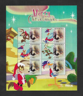 SE)2007 INDONESIA CHRISTMAS SERIES, CARTOONS, THE COYOTE AND THE ROADRUNNER, MEMORY SHEET, MNH - Indonesien