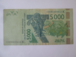 Senegal 5000 Francs BCEAO 2003 Banknote See Pictures - Sénégal