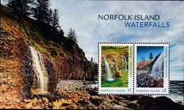 Norfolk Island 2017 Waterfalls M/S Mint Never Hinged - Norfolk Eiland