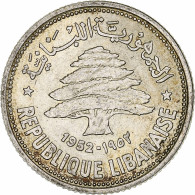 Liban , 50 Piastres, 1952, Argent, TTB+, KM:17 - Líbano