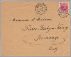 LUXEMBOURG - DIEKIRCH T-34 Cds 1930 To Bertrange - 75c/90c Charlotte 2nd Issue Sole Domestic Use - Covers & Documents