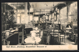 AK Hamburg-Eimsbüttel, Innenansicht Vom Cafe Stunz In Der Eimsbütteler Chaussee 42  - Eimsbüttel
