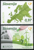 Slovenia 2016. Think Green (MNH OG) Set Of 2 Stamps - Slovénie